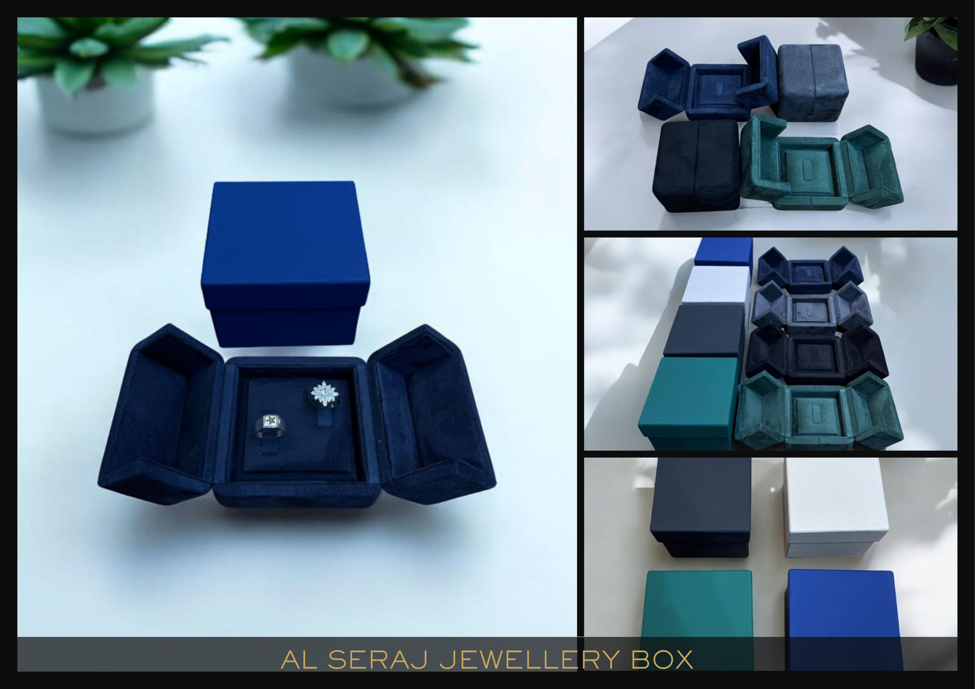 Present your rings in style with our premium Double-Door Ring Box, crafted with a super suede exterior and interior for a luxurious look and feel. Featuring a unique dual side-opening design with a lift-up lid, it's perfect for elegant ring presentations and premium gift packaging.Start with the customer – find out what they want and give it to them.