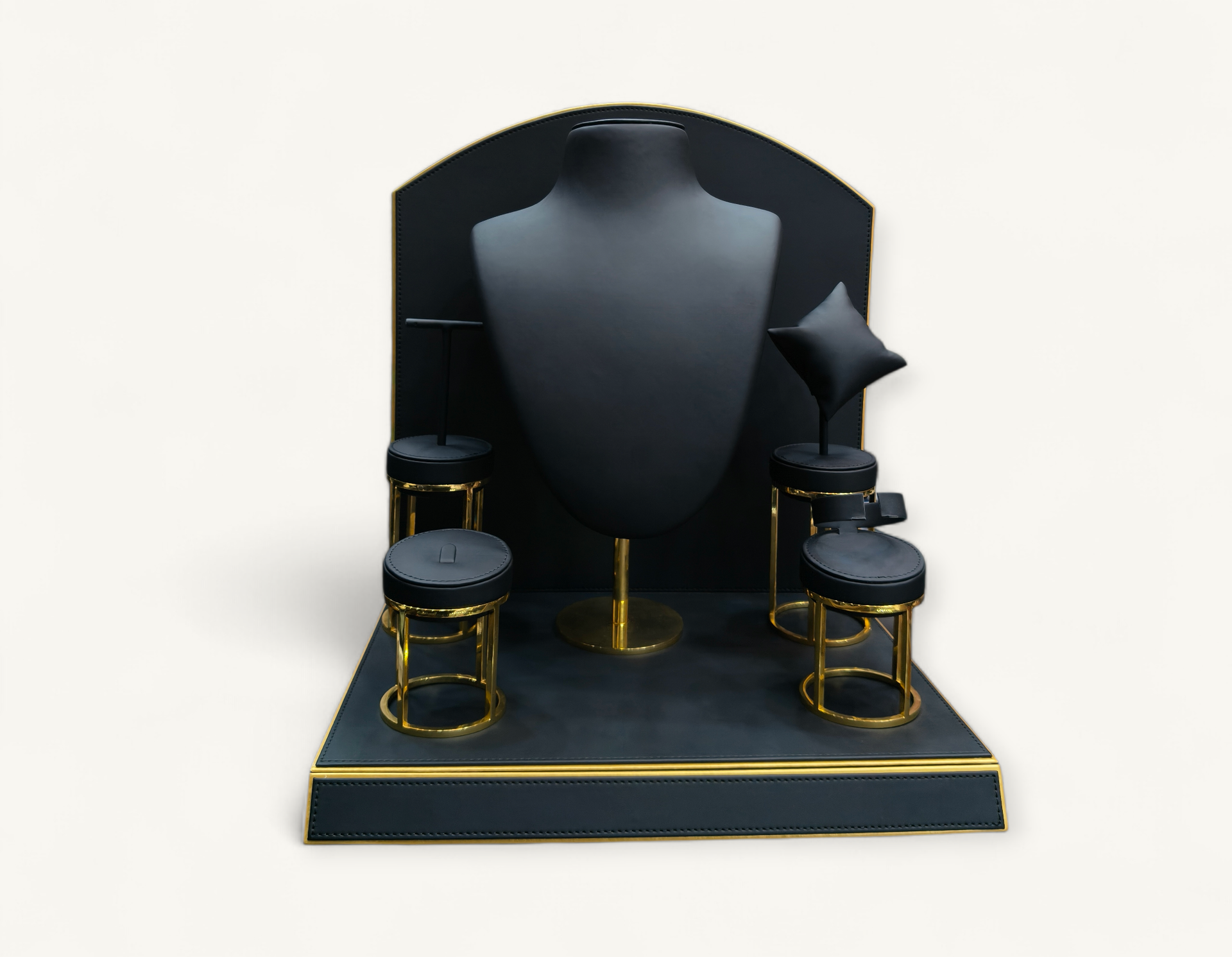 Black Rexine Display Set